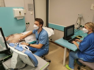 Ultraschall-Untersuchung und Besprechungsraum in der Leberambulanz Ambulanz