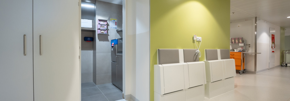 Neu sanierte Station in der Klinik Landstraße