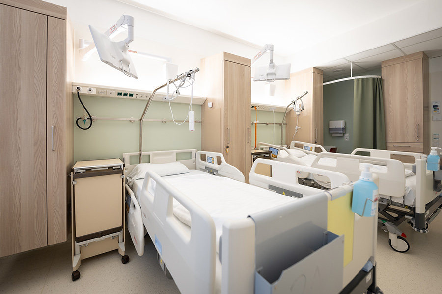 Neu sanierte Station in der Klinik Landstraße