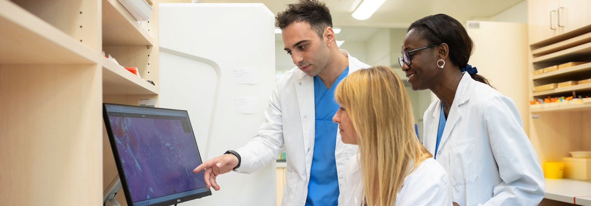 Gruppenbild Austausch Tumorboard