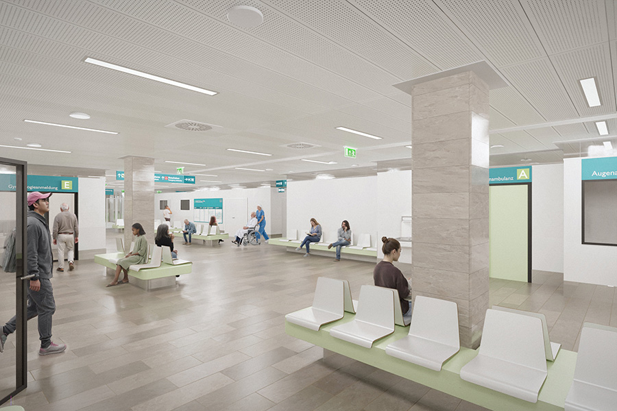 Klinik Landstraße Warteraum